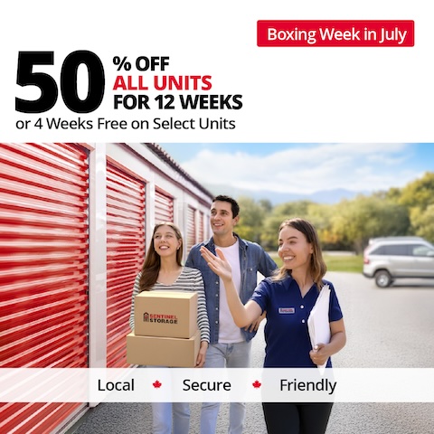 Sentinel Storage - Nisku (Satellite) Promotion