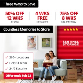 Sentinel Storage - Nisku (Satellite) Promotion